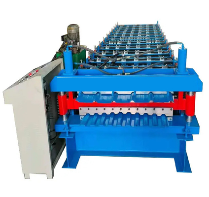 La formation de petit pain de tuile de toit en métal usine double M/Min de la couche 10 - 18