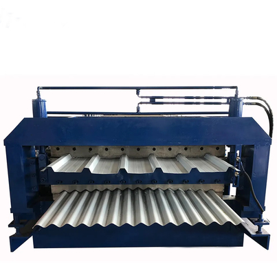 petit pain de toit de double couche de 380V 60Hz 3Ph formant la machine 840 trapézoïdale et 836