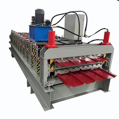 Petit pain matériel automatisé de double couche de PPGI formant la tuile d'acier de couleur de machine faisant la machine