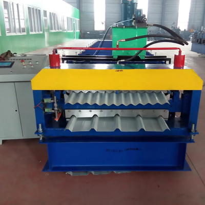 Le petit pain de double couche d'OIN 4kw formant la machine a ridé la toiture et 5 Rib Roofing