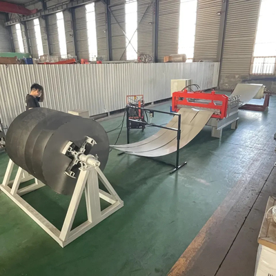 8 automatiques - ligne contrôle de longueur de 15m/Min Steel Coil Cut To de PLC de 15kw