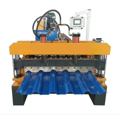 feuille en acier de toiture de 380V 50HZ 3P Rib Panel Roll Forming Machine faisant la machine