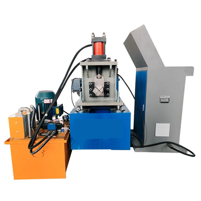 Laminage à froid en acier automatique de la bande 50*50 L d'angle formant la machine adaptée aux besoins du client