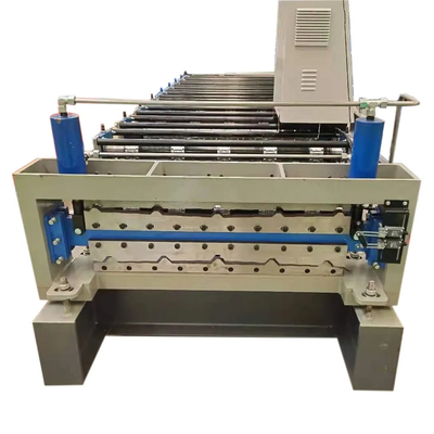 Petit pain trapézoïdal de matériau de construction de double couche formant la machine 15m/Min