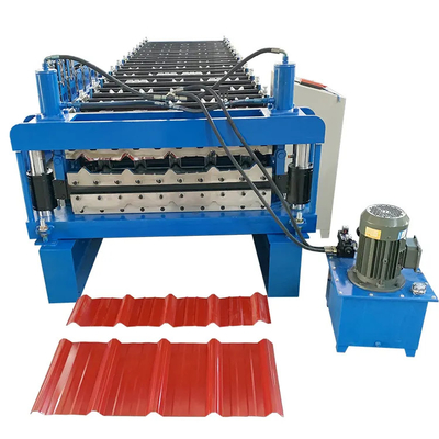 Petit pain trapézoïdal de double couche de tuile formant le toit de longue envergure de machine