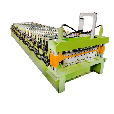 Petit pain de double couche de panneau de toit formant la machine 0,3 - 0.8mm 18 stations