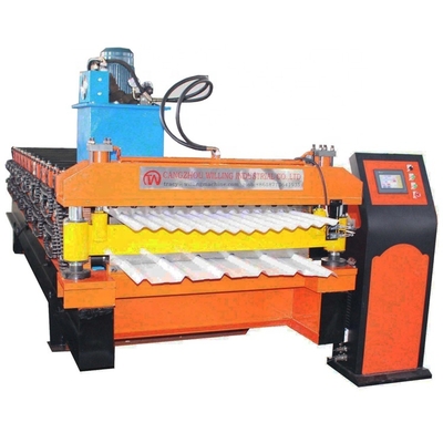 Petit pain personnalisable du toit 380v formant la machine avec les rouleaux 13/14stations