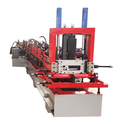 Système de commande PLC Cz Purlin Machine Cr12mov lame de coupe Poids 3,5 t