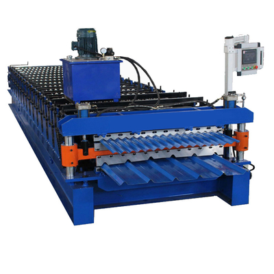 Machine de fabrication de carreaux de toits en métal fiable Épaisseur 0,3-0,8 mm