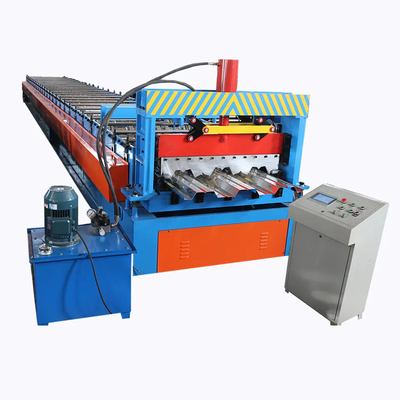 Machine de formage de rouleaux de plancher efficace à froid 4t capacité 45 rouleaux en acier