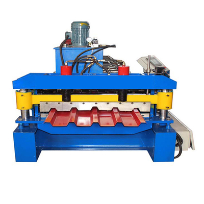 IBR 686 Profil machine de formage de rouleaux à une couche Plc contrôle et découpe hydraulique