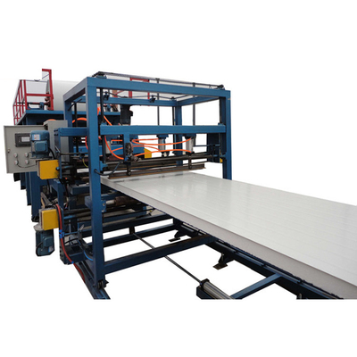 Machine de formage de rouleaux de panneaux de sandwich à grande vitesse 32KW Rouleaux de polissage avec système de coupe au chrome