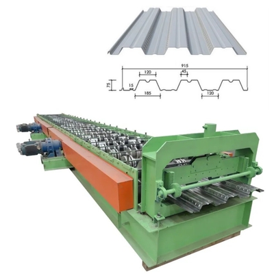 36'' machine de formage à rouleaux de toit / plancher de type B à grande vitesse avec mode de coupe hydraulique et matériau à rouleaux