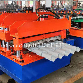 machine de 4meter/Min Glazed Tile Roll Forming avec 18 rangées
