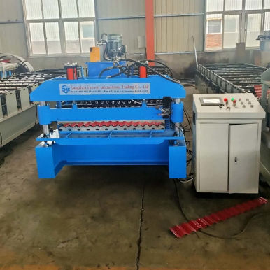 Ligne de fabrication de tôles galvanisées ondulées standard