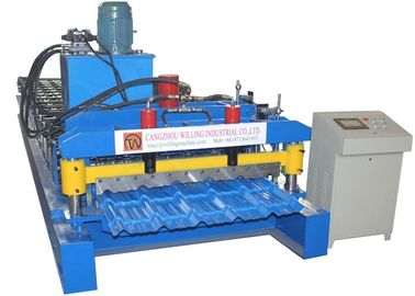 Petit pain de tuile vitré par moteur hydraulique formant la machine 3-4m/rendement élevé minimum