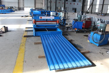 Feuille de toiture faisant le petit pain de machine formant avec la structure simple de 18 stations