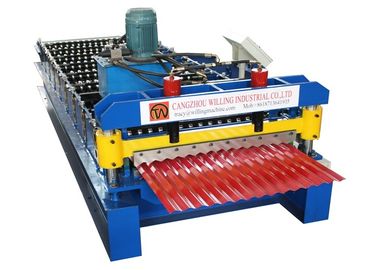 Petit pain circulaire de tuile de toit de l'acier PPGI 0.3mm d'arc formant la machine