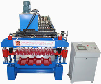 Double feuille de toit de Ppgi de plate-forme faisant le contrôle de PLC de machine