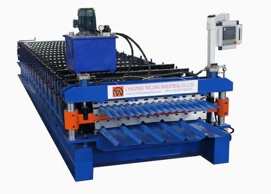 Machine enduite du delta 4m/Min Roof Tile Roll Forming de couleur