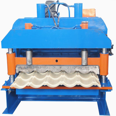 petit pain vitré par 640mm de tuile de toit de Steptile Ppgl formant la machine