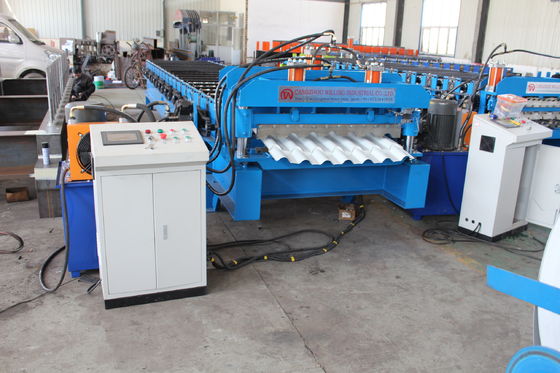 Tuile de toit en aluminium de l'étape GL de feuille d'arc formant la machine