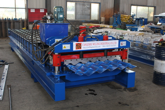 machine de 0.3mm 20m/Min Glazed Tile Roll Forming pour le matériau de construction