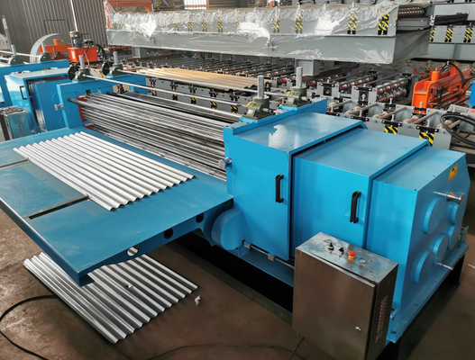 petit pain ondulé de baril de 0.12-0.2mm formant la machine pour le matériel galvanisé mince