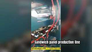 Ligne de production de panneaux sandwich
